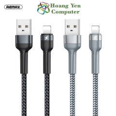 Cáp Sạc Nhanh LIGHTNING Remax RC-124i (Dây Dù cho IPhone, IPad Dài 1M) - BH 3 tháng 1 đổi 1 (MÀU SẮC NGẪU NHIÊN)