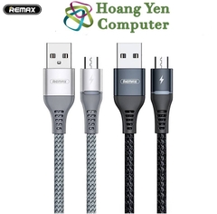 [MẪU MỚI] Cáp Sạc Nhanh MICRO USB Remax RC-152M cho ANDROID Dài 1M (Dây Dù, Có Đèn Led ) - MÀU SẮC NGẪU NHIÊN