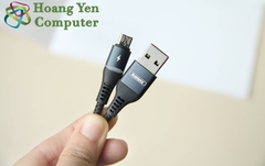 [MẪU MỚI] Cáp Sạc Nhanh MICRO USB Remax RC-152M cho ANDROID Dài 1M (Dây Dù, Có Đèn Led ) - MÀU SẮC NGẪU NHIÊN