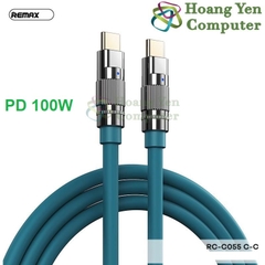 Cáp Sạc Nhanh Type C to Type C Remax RC-C055 (PD100W, Dây 1.2M) - BH 6 Tháng - Hoàng Yến Computer