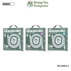 Cáp Sạc Nhanh 20W Type C to Lighting Remax RC-C123 Dài 2M - BH 6 Tháng - Hoàng Yến Computer