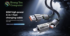 Cáp Sạc Đa Năng 4 IN 1 Remax RC-C189, Sạc nhanh QC3.0 PD27W PD65W - BH 1 Năm Chính Hãng - Hoàng Yến Computer