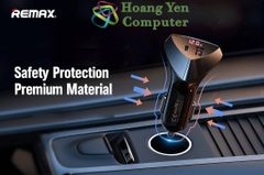 Tẩu Sạc Nhanh Xe Hơi Remax RCC232 (2 Cổng Sạc - USB và Type C) | Cốc sạc ô tô - Bảo hành 6 Tháng - Hoàng Yến Computer
