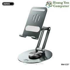 Giá Đỡ Remax RM-C37 Xoay Gập Linh Hoạt – Hợp Kim Cứng Cáp, Tùy Chỉnh Đa Góc – BH 6 Tháng – Hoàng Yến Computer