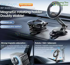 Giá Đỡ Điện Thoại Remax RM-C42 Pro - Lực Hút Nam Châm, Xoay 360 độ - Hoàng Yến Computer