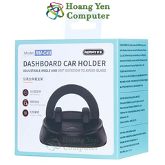 Giá Đỡ Điện Thoại Ô Tô Remax RM-C43 Xoay 360° – Gắn Taplo Xe Hơi, Không Rung Lắc - Hoàng Yến Computer