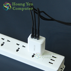 Cốc Sạc Nhanh Remax RP-U123 40W 3 Cổng (1 USB + 2 Type-C)  – BH 12 Tháng  – Hoàng Yến Computer