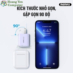 Cốc Sạc Nhanh Remax RP-U25 - Sạc Nhanh QC3.0 18W, PD33W - Chính Hãng BH 12 Tháng - Hoàng Yến Computer