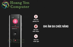 Máy Ghi Âm Remax RP3 - Dung Lượng 16GB, Âm Thanh Thu Âm Rõ, Có Thể Nghe Nhạc MP3 - BH 12 Tháng - Hoàng Yến Computer