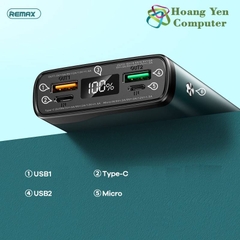 Pin Sạc Dự Phòng Mini Remax RPP-129 20000Mah (Sạc Nhanh QC3.0 18W, 22.5W, PD 18W) - BH 1 Năm
