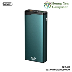 Pin Sạc Dự Phòng Mini Remax RPP-129 20000Mah (Sạc Nhanh QC3.0 18W, 22.5W, PD 18W) - BH 1 Năm