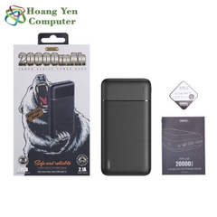 Sạc Dự Phòng Remax RPP-166 20000mAh Lõi Polymer 2 Cổng Sạc Vào, 2 Cổng Sạc Ra - BH 1 Năm