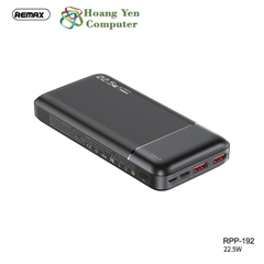 Sạc Dự Phòng Remax RPP-192 20000Mah (Sạc Nhanh QC3.0 18W, 22.5W, PD 18W, VOOC 2.0) - BH 1 Năm