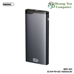 Pin Sạc Dự Phòng Mini Remax RPP-201 10000Mah (Sạc Nhanh QC3.0 18W, 22.5W, PD 18W) - BH 1 Năm