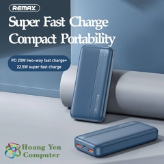 Sạc Dự Phòng Remax RPP-213 20000Mah (Sạc Nhanh QC3.0 18W, 22.5W, PD 20W, VOOC 2.0) - BH 1 Năm