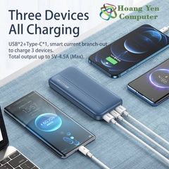 Sạc Dự Phòng Remax RPP-213 20000Mah (Sạc Nhanh QC3.0 18W, 22.5W, PD 20W, VOOC 2.0) - BH 1 Năm