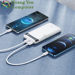 Sạc Dự Phòng Remax RPP-258 10000mAh (Lõi Polymer, 2 Cổng Sạc Vào, 2 Cổng Sạc Ra) - BH 1 Năm - Hoàng Yến Computer