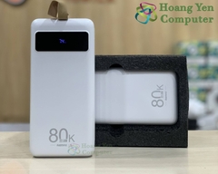Sạc Dự Phòng Remax RPP-266 80000mAh (Sạc Nhanh QC3.0 18W, 22.5W, PD18W, VOOC 2.0) - BH 1 Năm - Hoàng Yến Computer