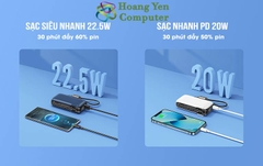 Sạc Dự Phòng Remax 10000Mah (Sạc Nhanh QC3.0, PD20W), Nguồn AC Sạc Trực Tiếp - BH 1 Năm - Hoangyencomputer