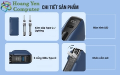 Sạc Dự Phòng Remax 10000Mah (Sạc Nhanh QC3.0, PD20W), Nguồn AC Sạc Trực Tiếp - BH 1 Năm - Hoangyencomputer