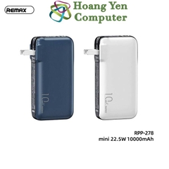 Sạc Dự Phòng Remax 10000Mah (Sạc Nhanh QC3.0, PD20W), Nguồn AC Sạc Trực Tiếp - BH 1 Năm - Hoangyencomputer