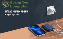 [MẪU MỚI] Sạc Dự Phòng Remax RPP-280 10000mAh (Sạc Nhanh QC3.0, VOOC 22.5W, PD20W), Tích Hợp Cáp Sạc - Hoangyencomputer
