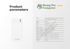 Sạc Dự Phòng Remax RPP-287 10000Mah (Sạc Nhanh QC3.0 18W, PD20W) - BH 1 Năm - Hoàng Yến Computer