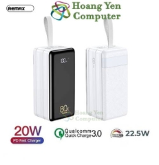Sạc Dự Phòng Remax RPP-291 80000mAh (Sạc Nhanh QC3.0 18W, VOOC 22.5W, PD20W) - BH 1 Năm - Hoàng Yến Computer