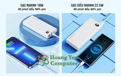 Sạc Dự Phòng Remax RPP-292 20000mAh (Sạc Nhanh QC3.0 18W, 22.5W, PD20W, VOOC 2.0) - BH 1 Năm - Hoàng Yến Computer