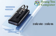 Sạc Dự Phòng Remax RPP-311 20000Mah (Sạc Nhanh QC3.0, VOOC 2.0  PD20W), Tích Hợp Cáp Sạc - BH 1 Năm - Hoàng Yến Computer