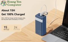 Sạc Dự Phòng Remax RPP-321 50000Mah (Sạc Nhanh QC3.0 18W, 22.5W, PD20W, VOOC 2.0) - BH 1 Năm - Hoàng Yến Computer