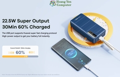 Sạc Dự Phòng Remax RPP-506 30000Mah (Sạc Nhanh QC3.0 18W, 22.5W, PD20W, VOOC 2.0) - BH 1 Năm - Hoàng Yến Computer