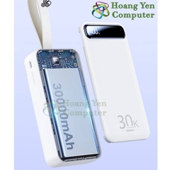 Sạc Dự Phòng Remax RPP-522 30000Mah (Sạc Nhanh QC3.0 18W, 22.5W, PD20W, VOOC 2.0) - BH 1 Năm - Hoàng Yến Computer