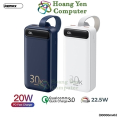 Sạc Dự Phòng Remax RPP-522 30000Mah (Sạc Nhanh QC3.0 18W, 22.5W, PD20W, VOOC 2.0) - BH 1 Năm - Hoàng Yến Computer