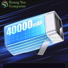 Sạc Dự Phòng Remax RPP-596 40000Mah (Sạc Nhanh QC3.0 18W, 22.5W, PD20W, VOOC 2.0) - BH 1 Năm - Hoàng Yến Computer