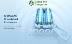 Sạc Dự Phòng Mini Remax RPP-635 10000Mah (Sạc Nhanh PD20W), Tích Hợp Cáp Sạc - BH 1 Năm