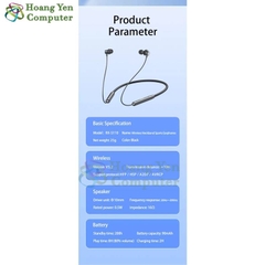 Tai Nghe Bluetooth Remax RX-S110 V5.0, Pin Sử Dụng 5-6H - BH 1 Năm - Hoàng Yến Computer