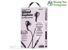 Tai Nghe Có Dây Remax RM-670 Jack Cắm 3.5mm, Có Micro Đàm Thoại - Chính Hãng - Hoàng Yến Computer