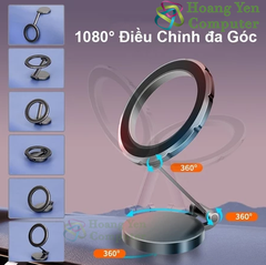 Giá Đỡ Điện Thoại Remax RM-C42 Pro - Lực Hút Nam Châm, Xoay 360 độ - Hoàng Yến Computer