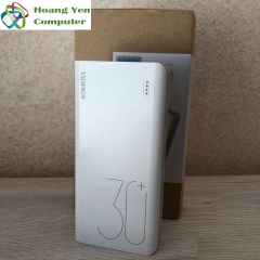 Sạc Dự Phòng Romoss Sense 8 Plus 30000mah Quick Charge 3.0 PD 18W 3 Cổng Sạc Vào - BH 1 Năm | Romoss Sense 8+