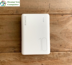 Sạc Dự Phòng Romoss Simple 10 Mini 10000Mah Siêu Nhỏ 3 Cổng Sạc Vào - BH 1 Năm