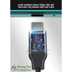 Jack Chuyển Âm Thanh Type C ra 3.5mm Sendem A06 - BH 1 Đổi 1 - Hoàng Yến Computer