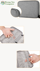 [24 x 18] Túi Đựng Phụ Kiện Điện Thoại, Pin Dự Phòng, Tích Hợp Nhiều Ngăn Đựng Cáp - BH 1 Tháng 1 đổi 1 - TÚI LỚN