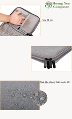 [24 x 18] Túi Đựng Phụ Kiện Điện Thoại, Pin Dự Phòng, Tích Hợp Nhiều Ngăn Đựng Cáp - BH 1 Tháng 1 đổi 1 - TÚI LỚN