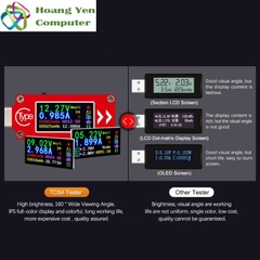 Usb Tester Type C - Thiết Bị Đo Dòng Điện Đầu TYPE C RuiDeng TC64 Màn Hình Led Màu Hiển Thị - BH 3 Tháng 1 Đổi 1