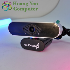 Webcam E-dra EWC7700 Phân Giải FullHD 1080p - 30 FPS - Góc nhìn 90 độ - BH 24 Tháng Chính Hãng - Hoàng Yến Computer
