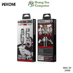 Cáp Sạc Đa Năng 4 IN 1 Wekome WDC-50, Sạc nhanh QC3.0 PD20W PD240W - BH 1 Năm Chính Hãng - Hoàng Yến Computer