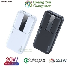 Sạc Dự Phòng WEKOME WP-303 20000mah (Sạc Nhanh QC3.0 18W, 22.5W, PD20W) - Hoangyencomputer - BH 12 Tháng