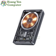 Sạc Dự Phòng Trong Suốt Wekome WP-331 10000mAh (Sạc Không Dây 15W, Sạc Nhanh PD20W, QC3.0 18W, VOOC 22.5W)