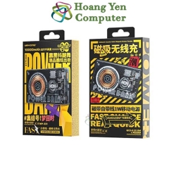 Sạc Dự Phòng Trong Suốt Wekome WP-331 10000mAh (Sạc Không Dây 15W, Sạc Nhanh PD20W, QC3.0 18W, VOOC 22.5W)